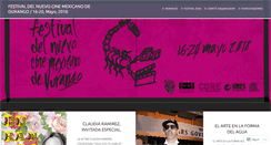 Desktop Screenshot of cinemexicanodurango.org
